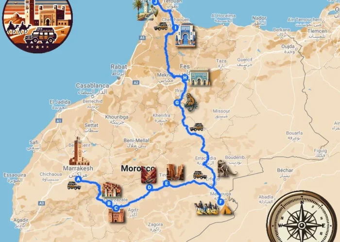 5 Days Desert Tour from Marrakech to Tangier